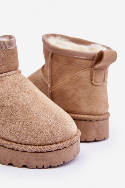 Bottes de neige pour enfants Bottes réchauffées beige Nallita