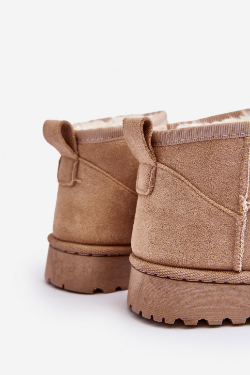 Bottes de neige pour enfants Bottes réchauffées beige Nallita