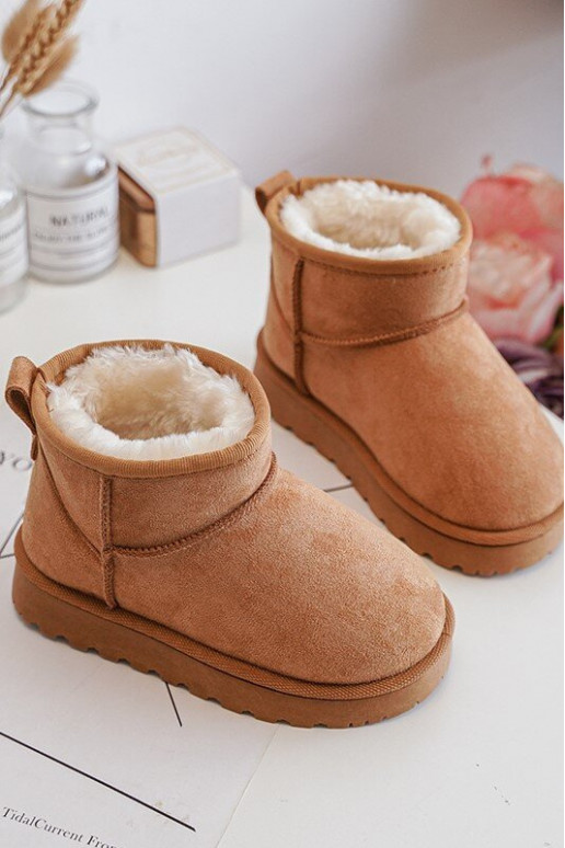 Bottes de neige pour enfants Bottes réchauffées marron Nallita