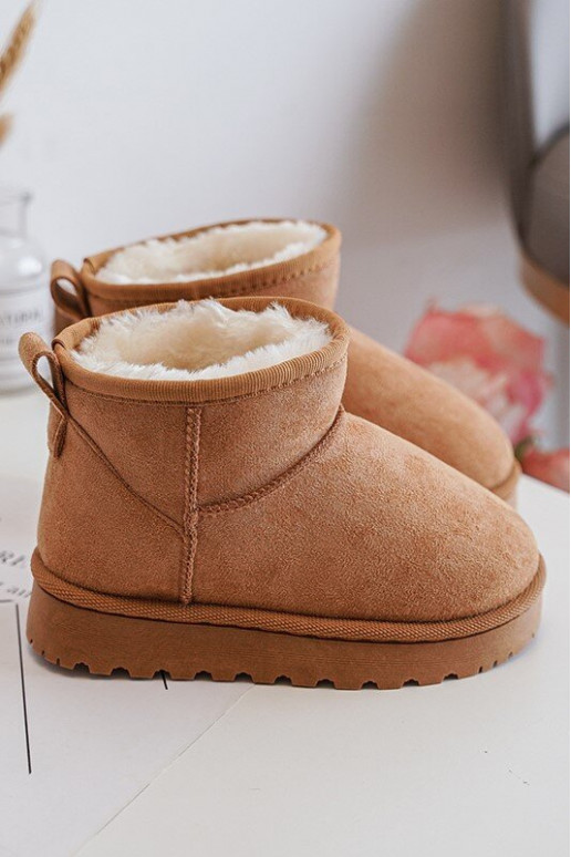 Bottes de neige pour enfants Bottes réchauffées marron Nallita