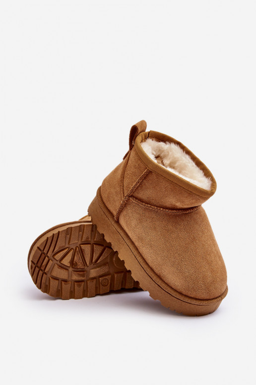 Bottes de neige pour enfants Bottes réchauffées marron Nallita
