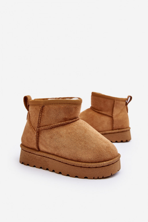 Bottes de neige pour enfants Bottes réchauffées marron Nallita Bottes de neige pour enfants Bottes réchauffées marron Nallita