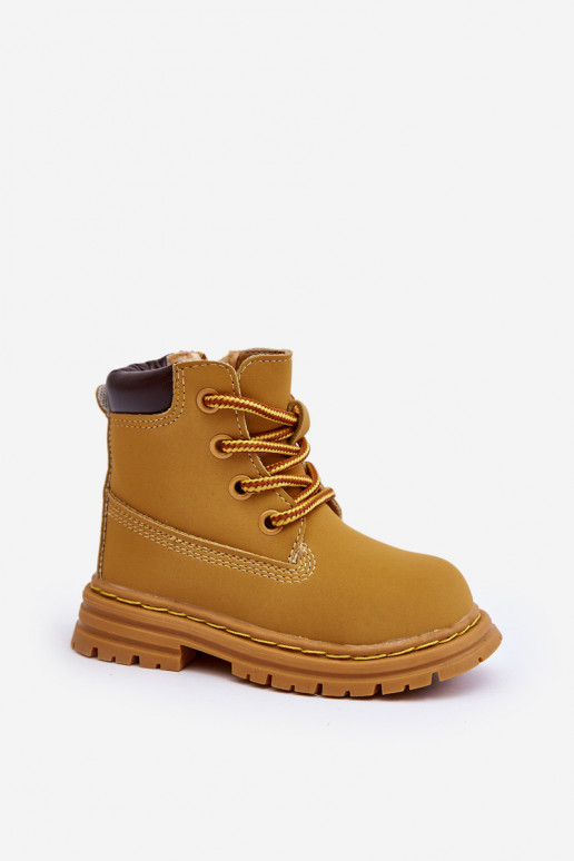 Bottes pour enfants avec fermetures éclair couleur marron Bansi