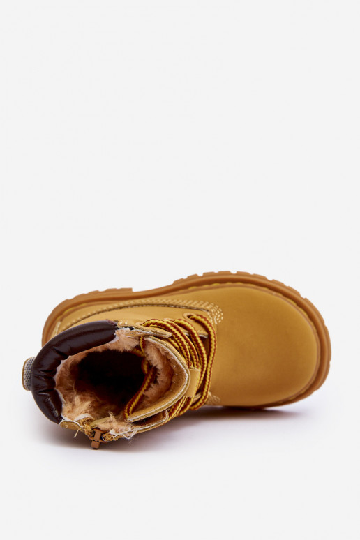 Bottes pour enfants avec fermetures éclair couleur marron Bansi