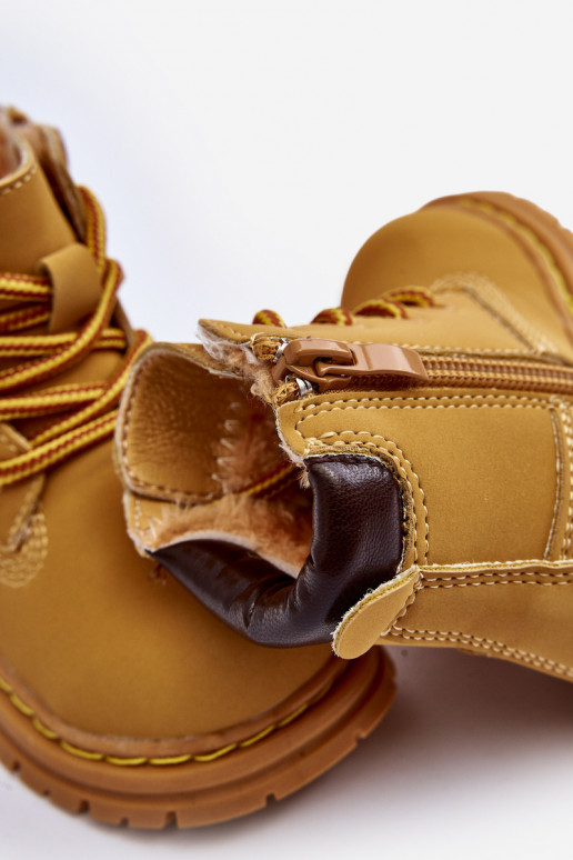 Bottes pour enfants avec fermetures éclair couleur marron Bansi