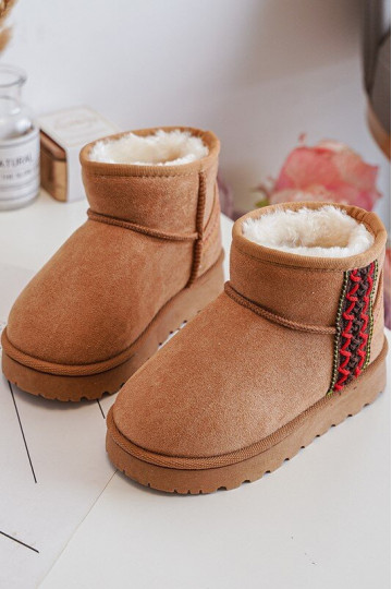 bottes de neige Bottes pour enfants couleur marron réchauffé Leonora 2