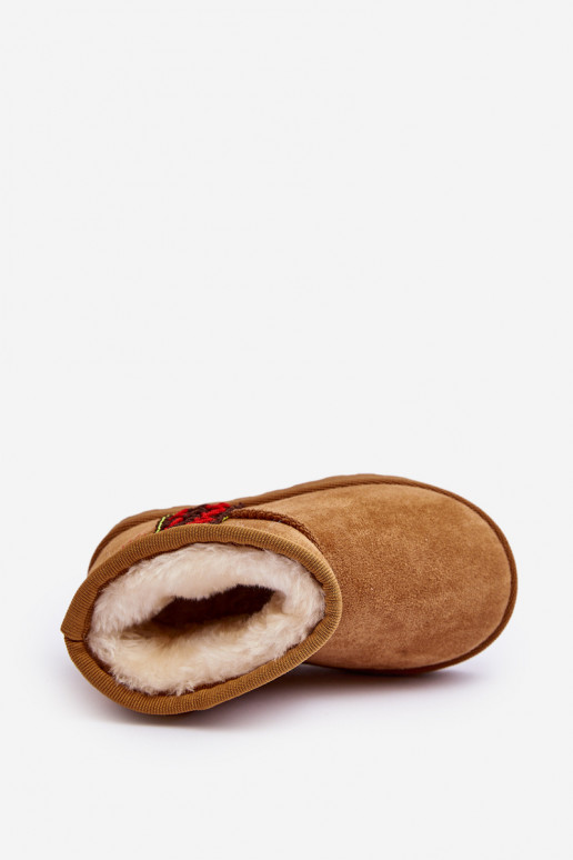 snowboots Kinderlaarzen verwarmde bruine kleur Leonora snowboots Kinderlaarzen verwarmde bruine kleur Leonora