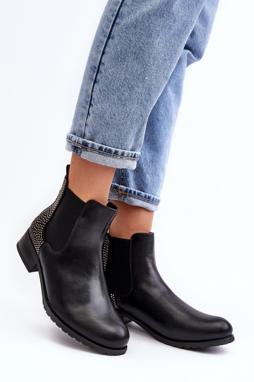 Bottines en noir Donname Bottines en noir Donname