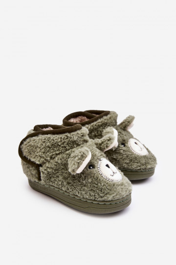 Chaussons enfant couleur verte Eberra