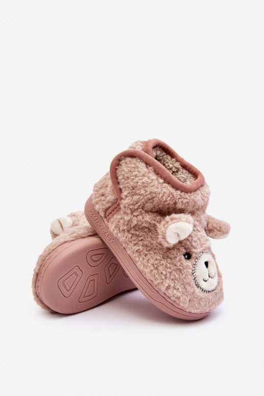 Chaussons enfants rose Eberra