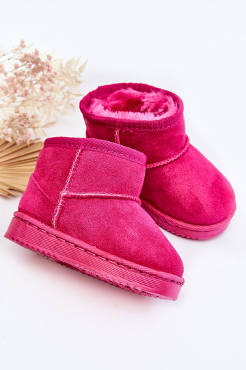 Warme kinderwinterlaarzen in roze kleur Gooby 2