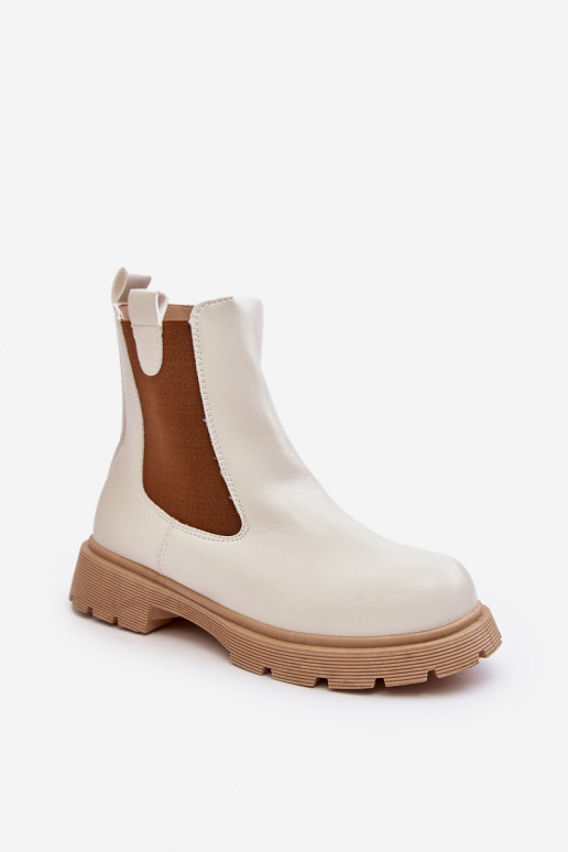 bottes Ramhel blanches élégantes