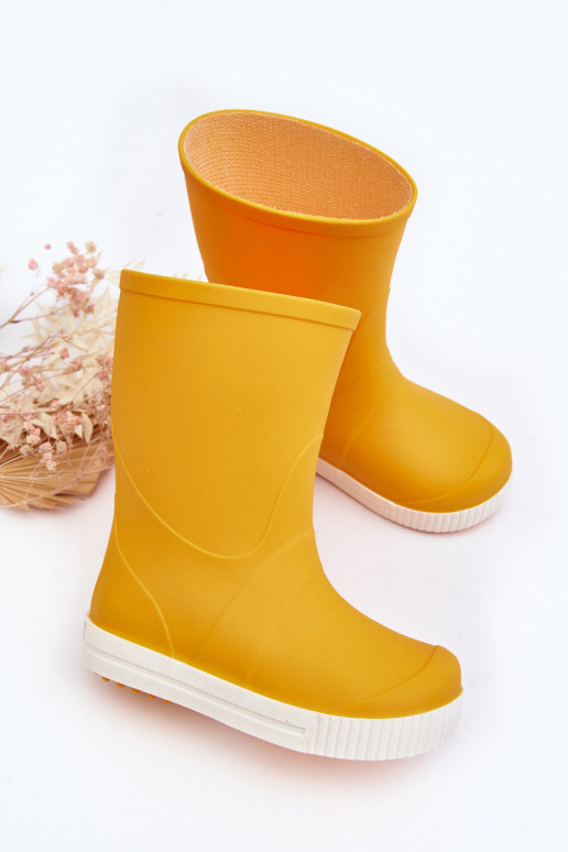 Chaussures en caoutchouc pour enfants Wave Gokids 979 couleur jaune