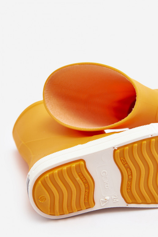 Chaussures en caoutchouc pour enfants Wave Gokids 979 couleur jaune