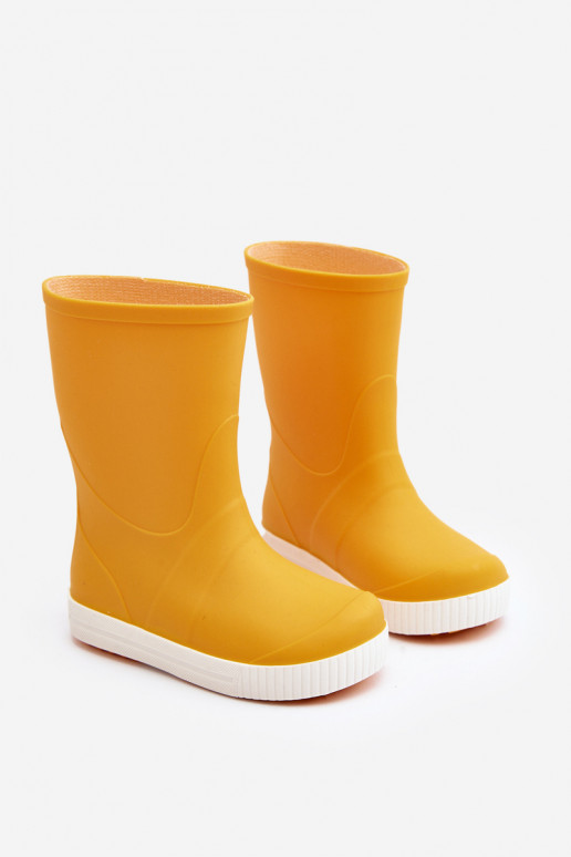 Chaussures en caoutchouc pour enfants Wave Gokids 979 couleur jaune
