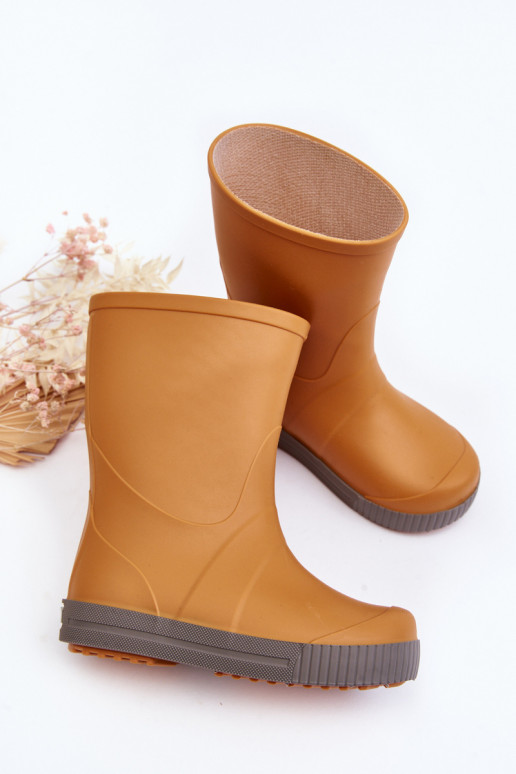 Rubberen kinderschoenen Wave Gokids 979 oranje kleur