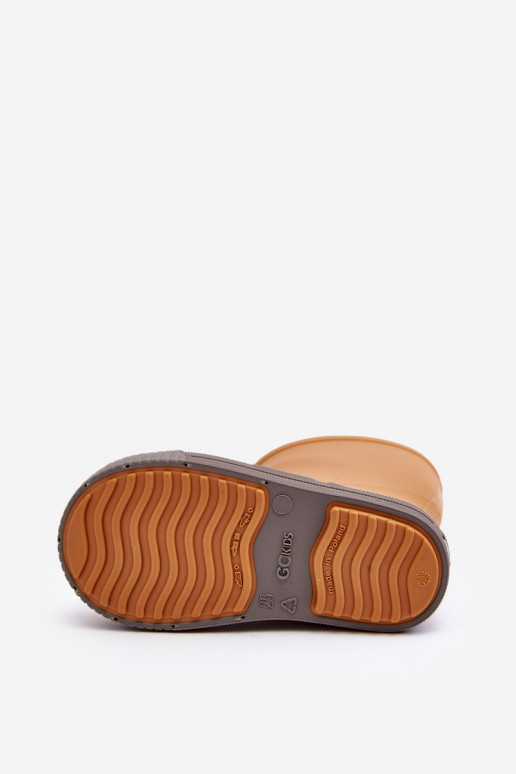 Rubberen kinderschoenen Wave Gokids 979 oranje kleur