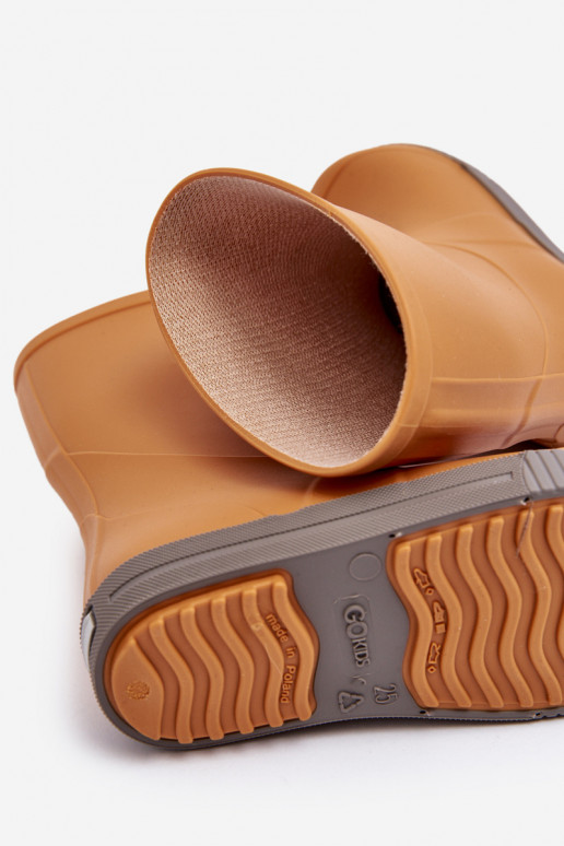 Rubberen kinderschoenen Wave Gokids 979 oranje kleur