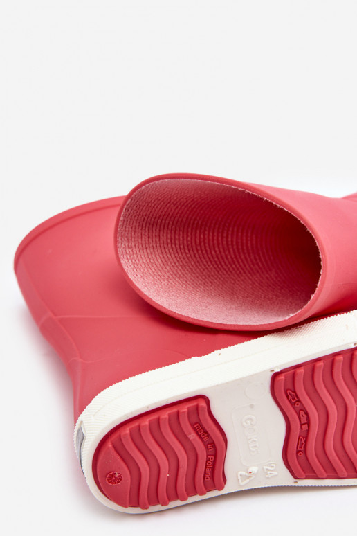 Rubberen kinderschoenen Wave Gokids 979 roze kleur