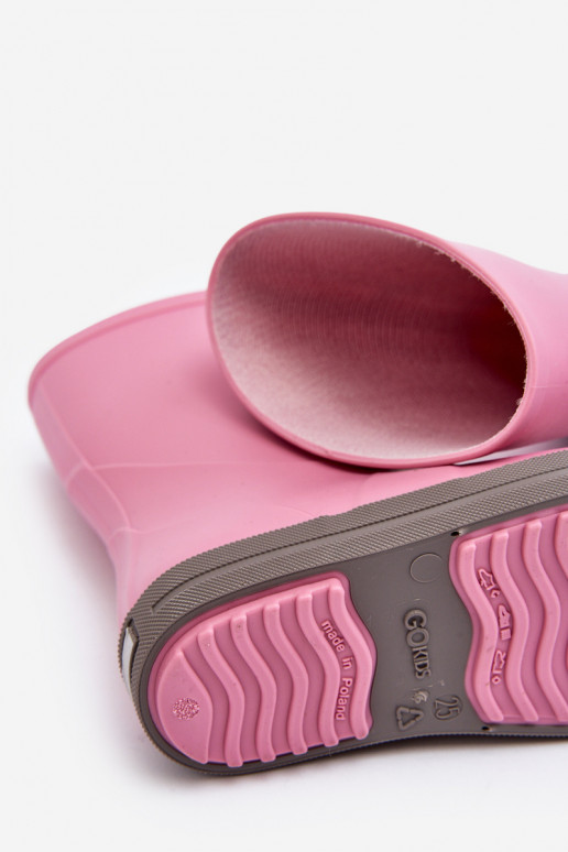 Rubberen kinderschoenen Wave Gokids 979 roze kleur