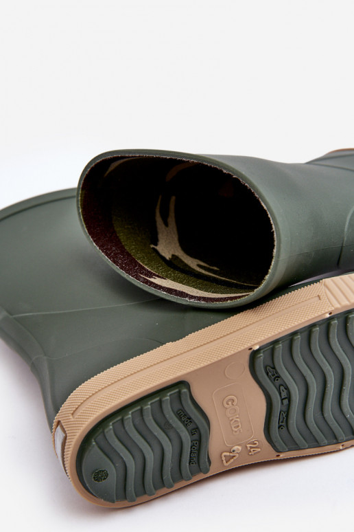 Chaussures en caoutchouc pour enfants Wave Gokids 979 couleur verte Chaussures en caoutchouc pour enfants Wave Gokids 979 couleur verte