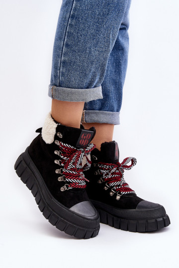 bottes chauffantes à semelle massive de couleur noire Ralotta 2