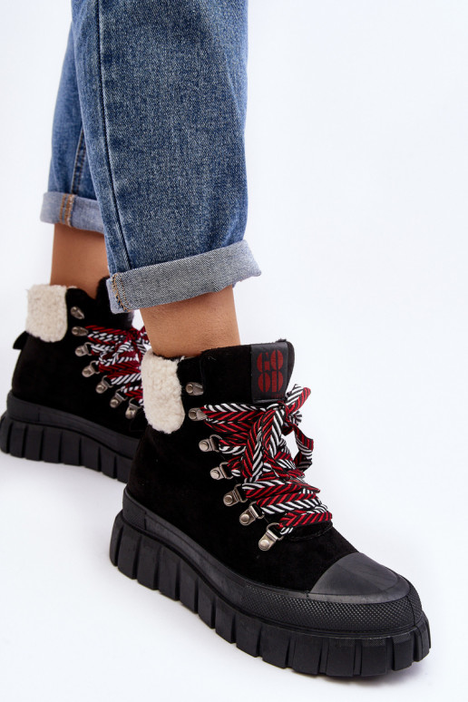 bottes chauffantes à semelle massive de couleur noire Ralotta bottes chauffantes à semelle massive de couleur noire Ralotta