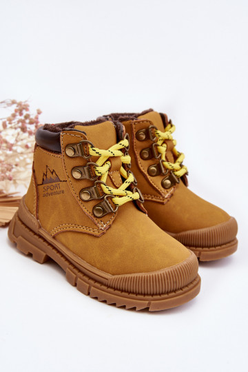 Chaussures chaudes pour enfants bottes couleur marron Walter 2