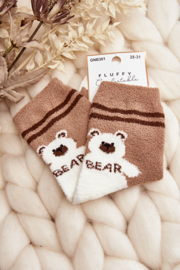 Warme Socken in brauner Farbe 2