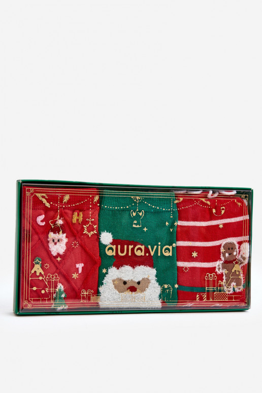 Set mit 3 Paar festlichen Socken