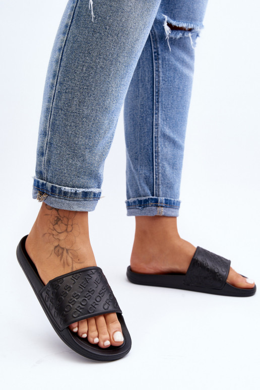 Chaussons Cross Jeans FF2R4153C couleur noir