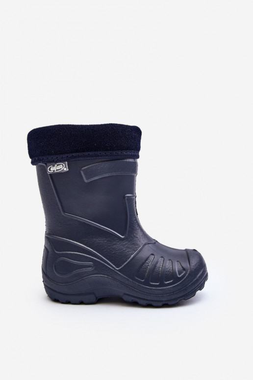 Verwarmde rubberen kinderschoenen Befado 162X103 donkerblauw