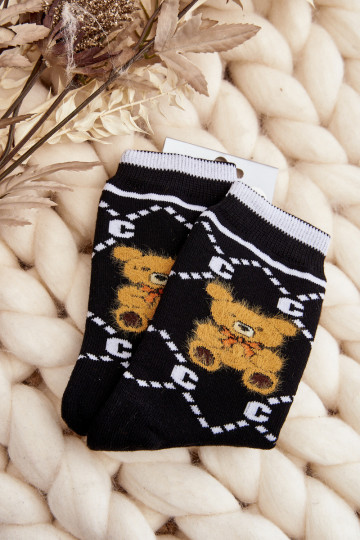 Chaussettes chaudes en noir 2