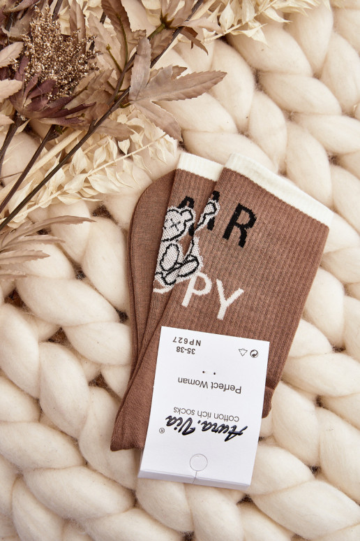 Socken mit der Aufschrift I m brown Socken mit der Aufschrift I m brown