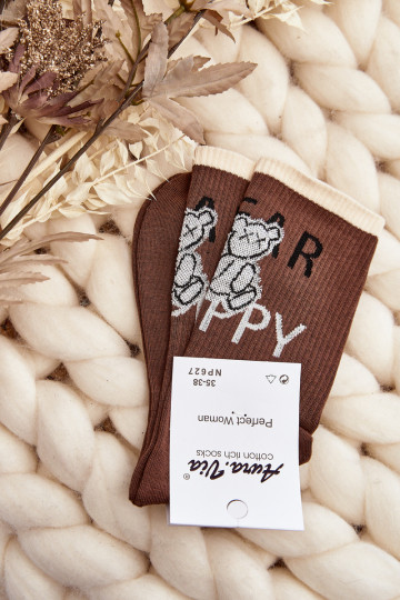 Chaussettes avec l'inscription I'm brown 2