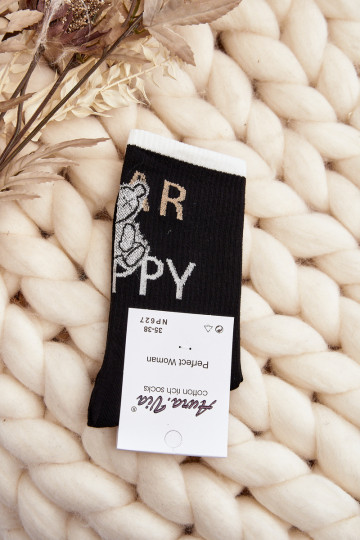 Chaussettes avec inscription I'm black