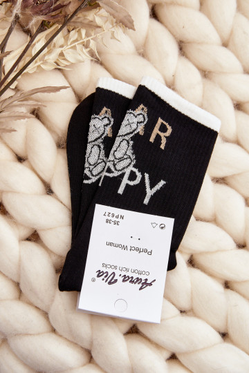 Chaussettes avec inscription I'm black 2