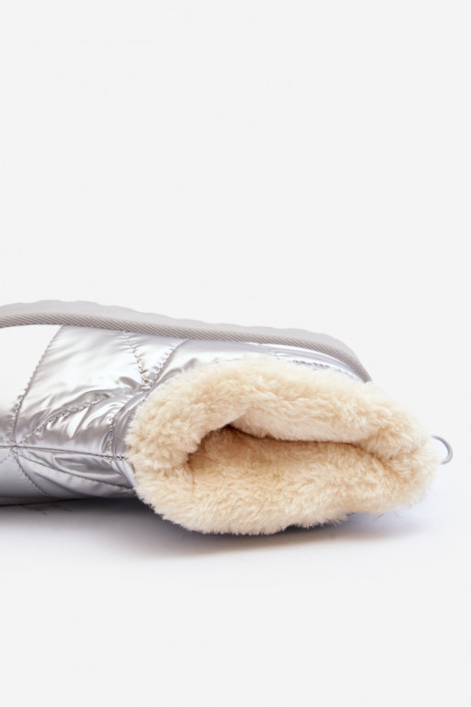 snowboots met plateau in zilverkleur Fionia snowboots met plateau in zilverkleur Fionia