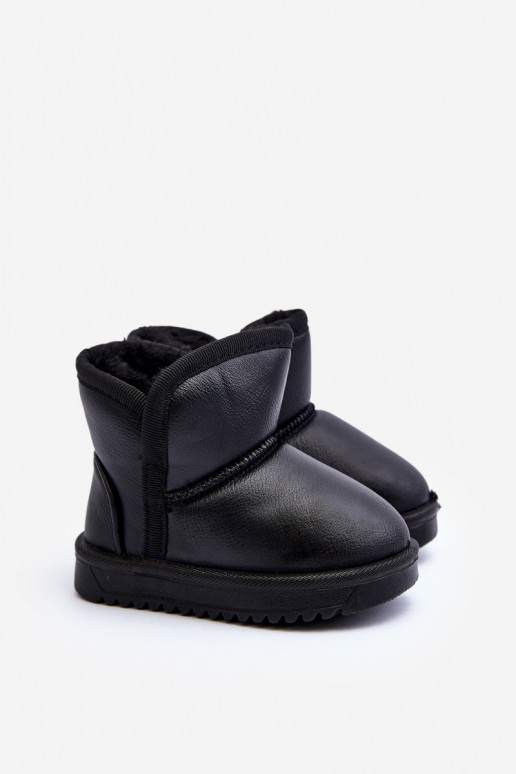 Bottes de neige écologiques Enfant couleur noire Husalta