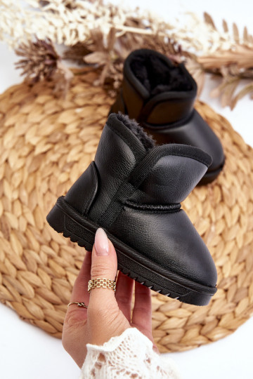 Öko-Schneestiefel für Kinder in schwarzer Farbe Husalta 2