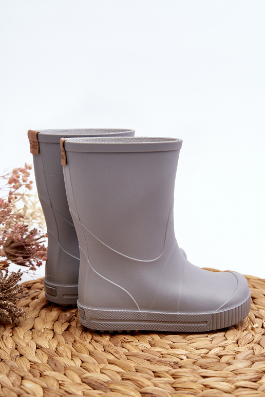 Rubberen kinderschoenen Wave Gokids 979 grijze kleur