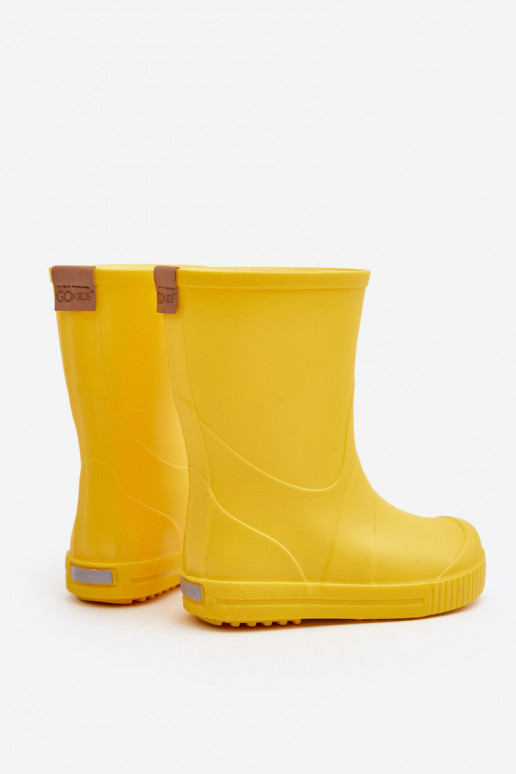 Chaussures en caoutchouc pour enfants Wave Gokids 979 couleur jaune