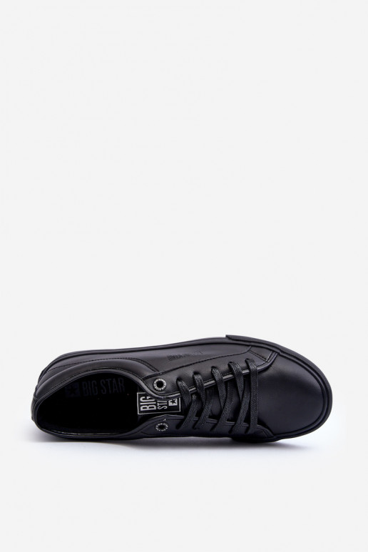 Freizeitschuhe aus Öko-Leder in der Farbe Schwarz Big Star JJ174234 Freizeitschuhe aus Öko-Leder in der Farbe Schwarz Big Star JJ174234