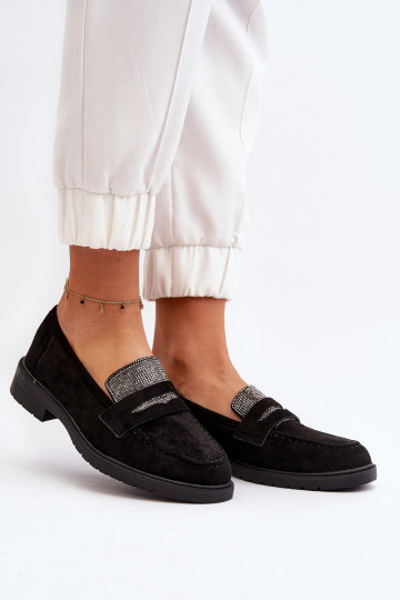 Mocassins décorés de couleur noire pour Dananei 2