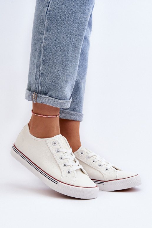 Damenschuhe aus Öko-Leder in der Farbe Weiß Lirean