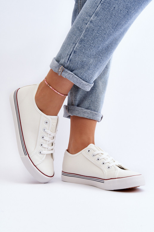Damenschuhe aus Öko-Leder in der Farbe Weiß Lirean