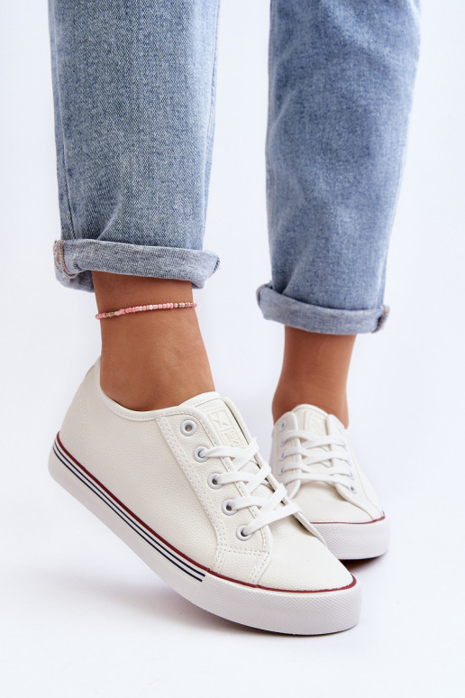 Damenschuhe aus Öko-Leder in der Farbe Weiß Lirean