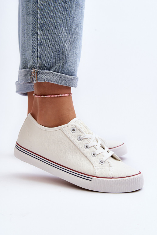 Chaussures pour femmes en éco-cuir de couleur blanche Lirean Chaussures pour femmes en éco-cuir de couleur blanche Lirean