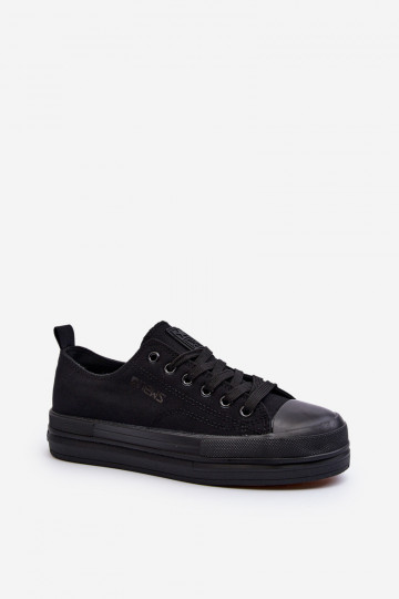 Textiel sneakers in de kleur zwart Staneva
