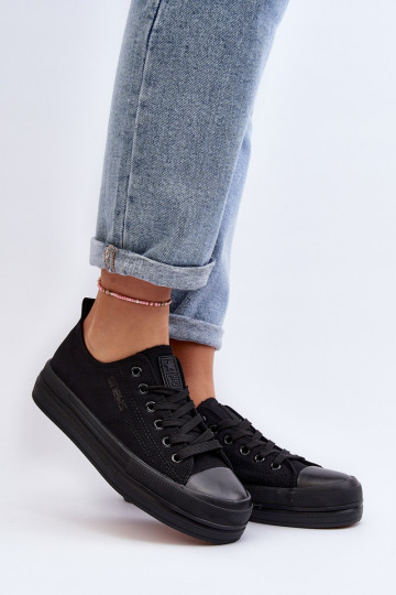 Textiel sneakers in de kleur zwart Staneva 2
